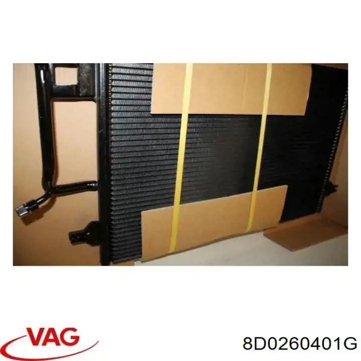 8D0260401G VAG Radiador de aire acondicionado