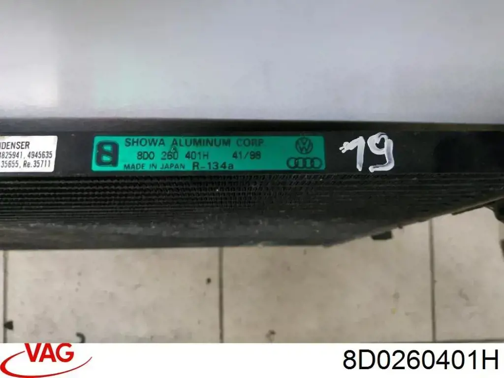 Comprar 8D0260401H VAG Condensador de aire acondicionado