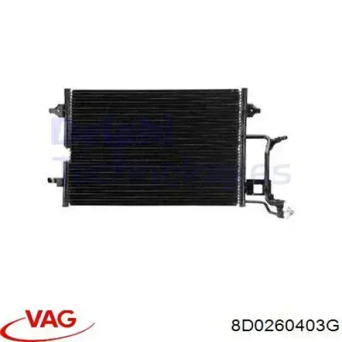 Aire acondicionado capacitor VAG 8D0260403G precio, desde 81,31 EUR