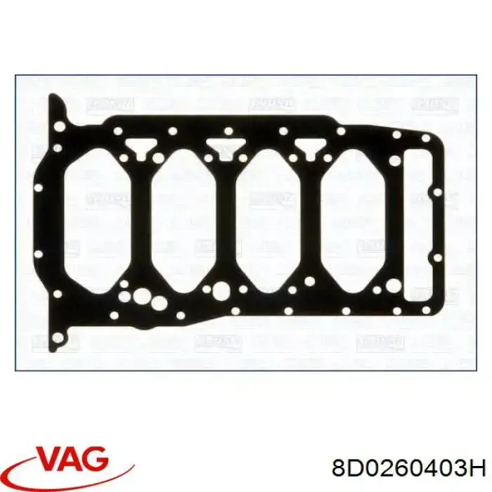 8D0260403H VAG Radiador de aire acondicionado