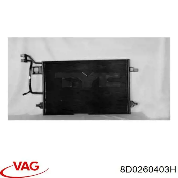 Comprar 8D0260403H VAG Condensador de aire acondicionado