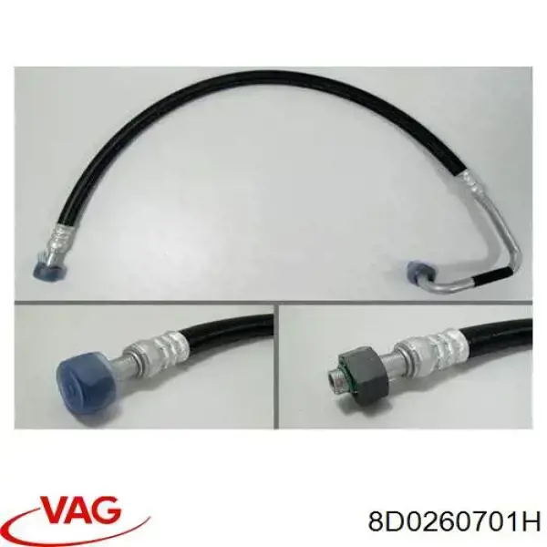 Manguera de aire acondicionado de compresor al condensador VAG 8D0260701H precio, desde 46,19 EUR