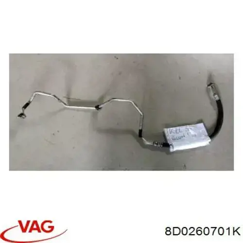 Manguera de aire acondicionado de compresor al condensador VAG 8D0260701K precio, desde 264,41 EUR