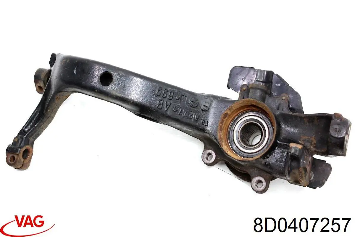 Mangueta delantera izquierda VAG 8D0407257 precio, desde 60,98 EUR