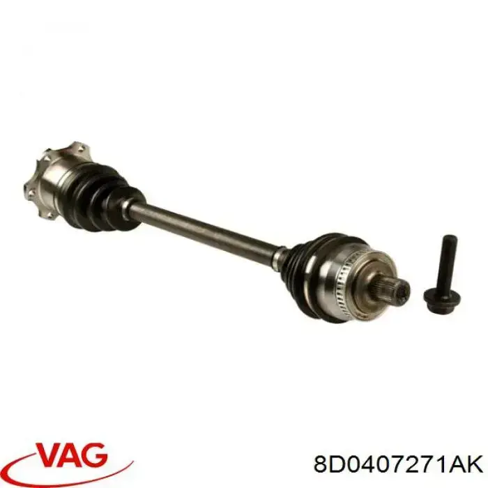 Comprar 8D0407271AK VAG Semieje delantero izquierdo