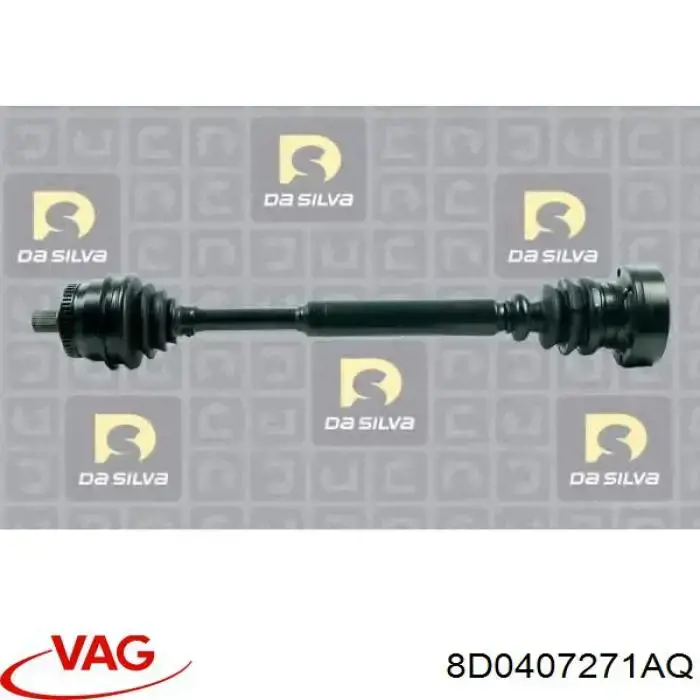 Semieje delantero izquierdo VAG 8D0407271AQ precio, desde 71,15 EUR