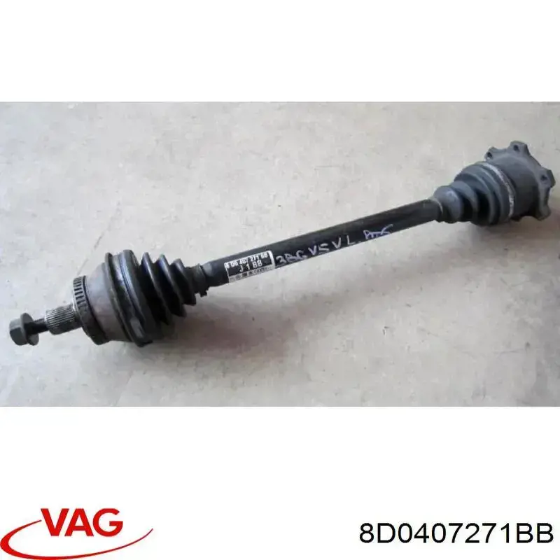 Semieje delantero izquierdo VAG 8D0407271BB precio, desde 75,50 EUR