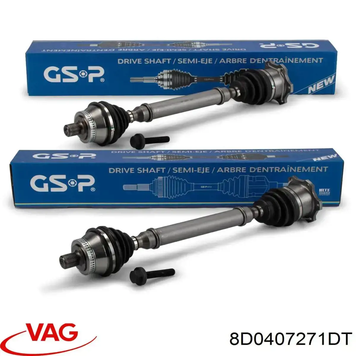 Semieje delantero izquierdo VAG 8D0407271DT precio, desde 88,07 EUR