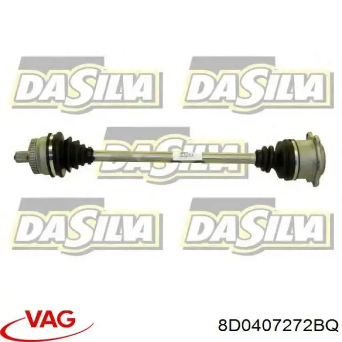 Semieje delantero derecho VAG 8D0407272BQ precio, desde 75,50 EUR