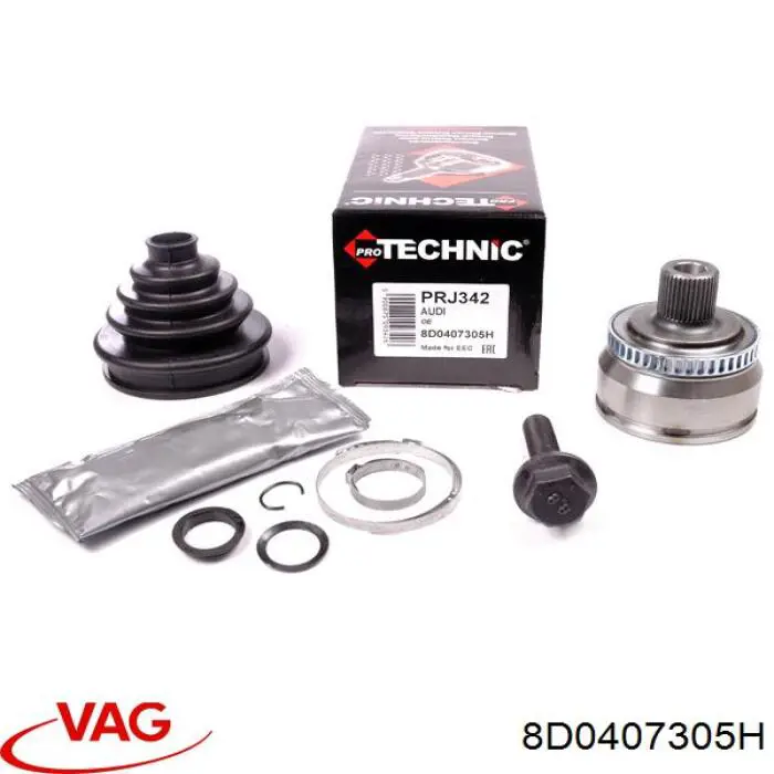 Junta homocinética exterior delantera VAG 8D0407305H precio, desde 37,77 EUR