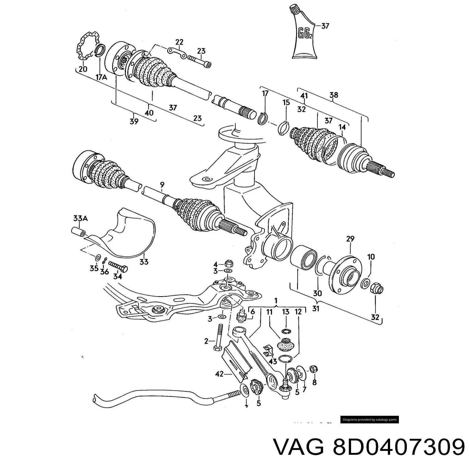 8D0407309 VAG 