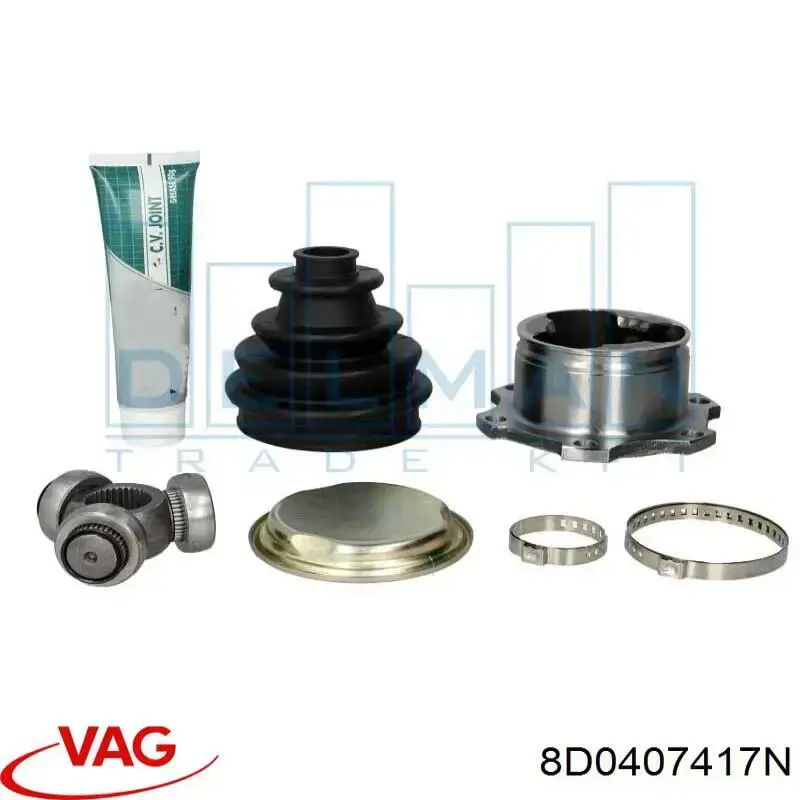 Eje intermedio de transmisión VAG 8D0407417N precio, desde 407,87 EUR