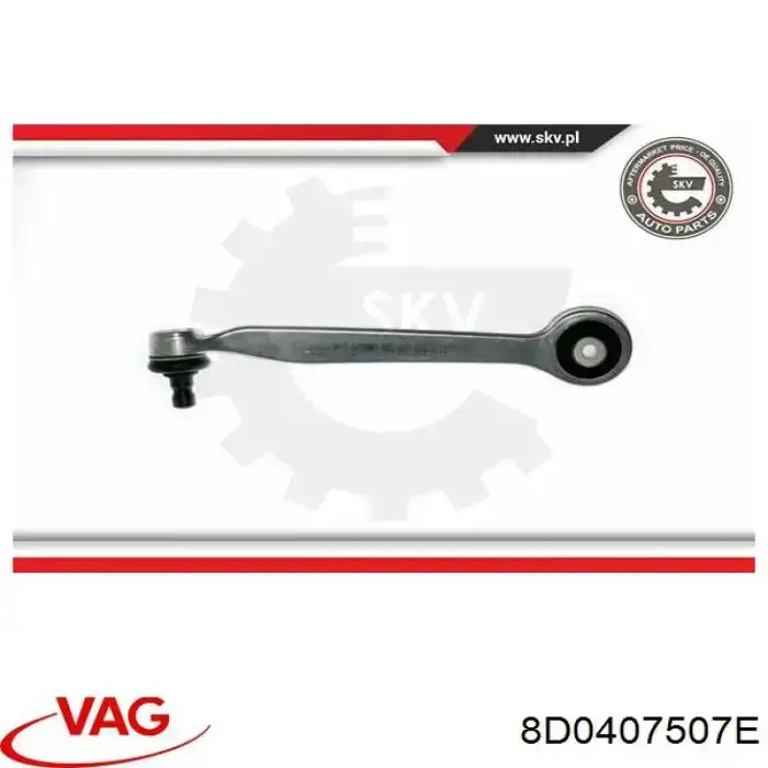 Triángulo de suspensión delantera, superior izquierda VAG 8D0407507E
