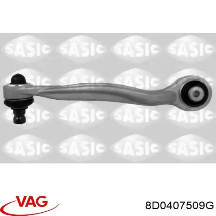 Brazo superior izquierdo de la suspensión delantera 8D0407509G VAG