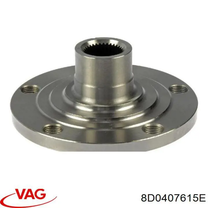 Buje de rueda delantero 8D0407615E VAG