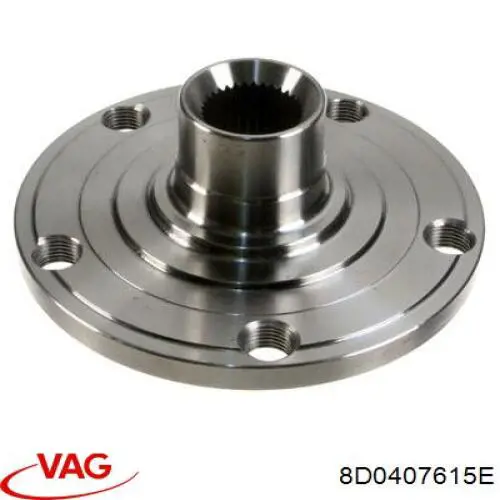 8D0407615E VAG cubo de rueda delantero