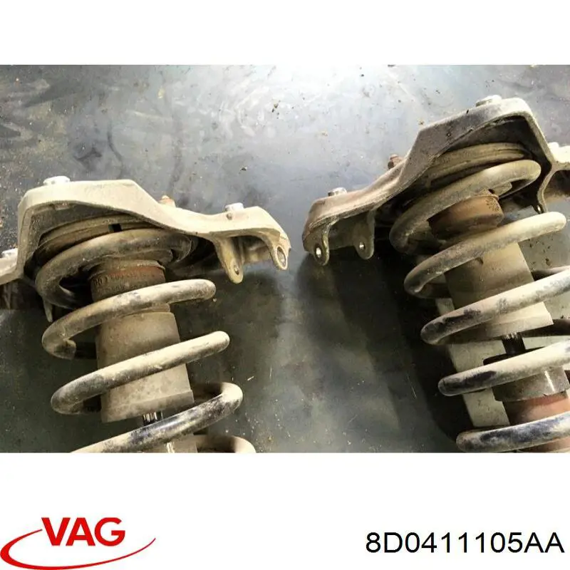 8D0411105AA VAG Muelle delantero