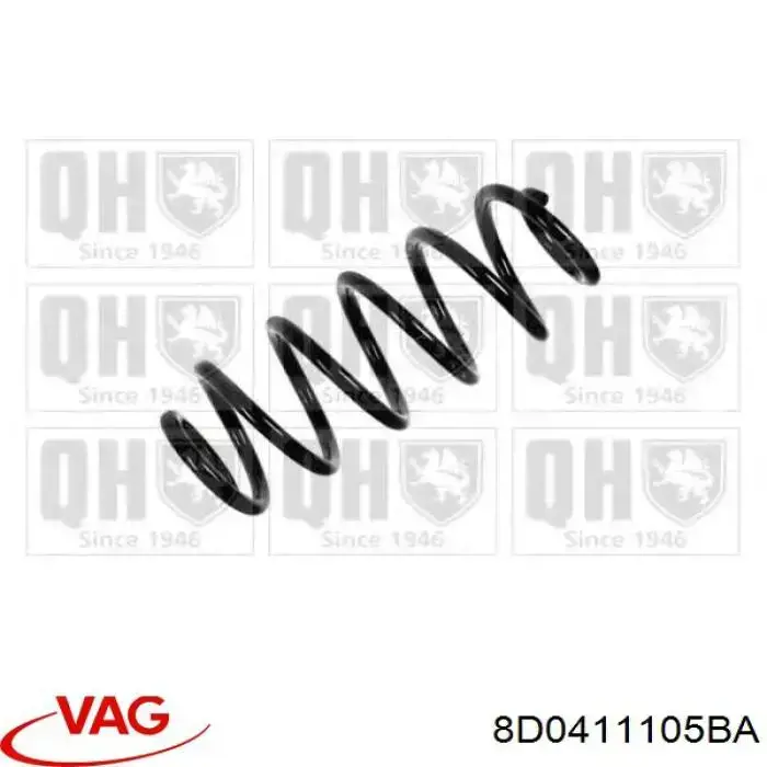Muelle delantero VAG 8D0411105BA precio, desde 42,58 EUR