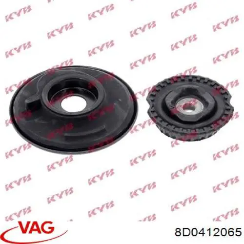 Comprar 8D0412065 VAG Aislador de resorte delantero superior