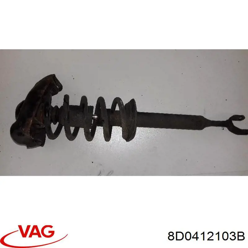 Aislador de resorte delantero superior 8D0412103B VAG