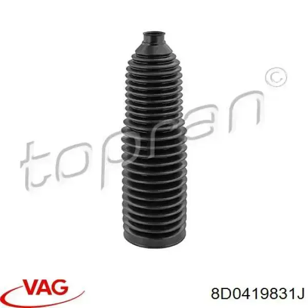 Guardapolvo de dirección derecho (cremallera) VAG 8D0419831J precio, desde 7,99 EUR