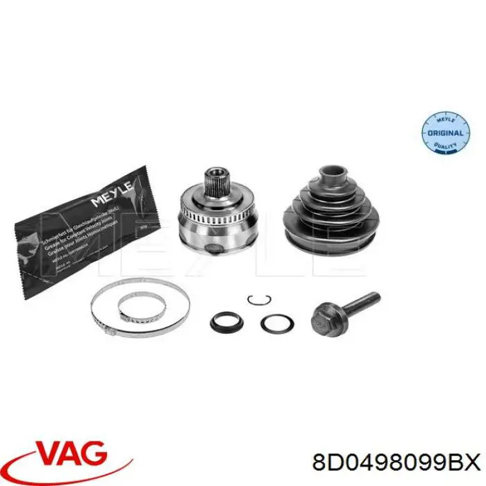 Junta homocinética exterior delantera VAG 8D0498099BX precio, desde 22,60 EUR