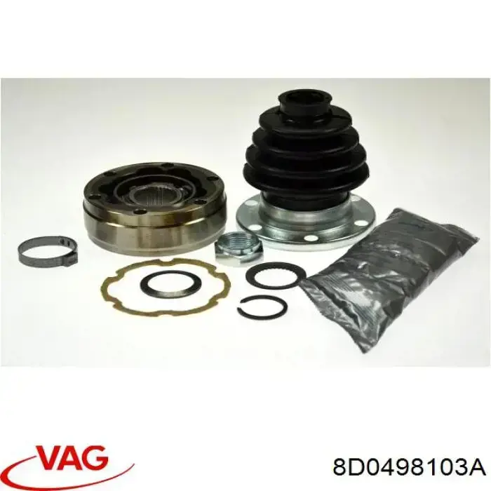 Juego de articulación, árbol de transmisión, interior delantera VAG 8D0498103A