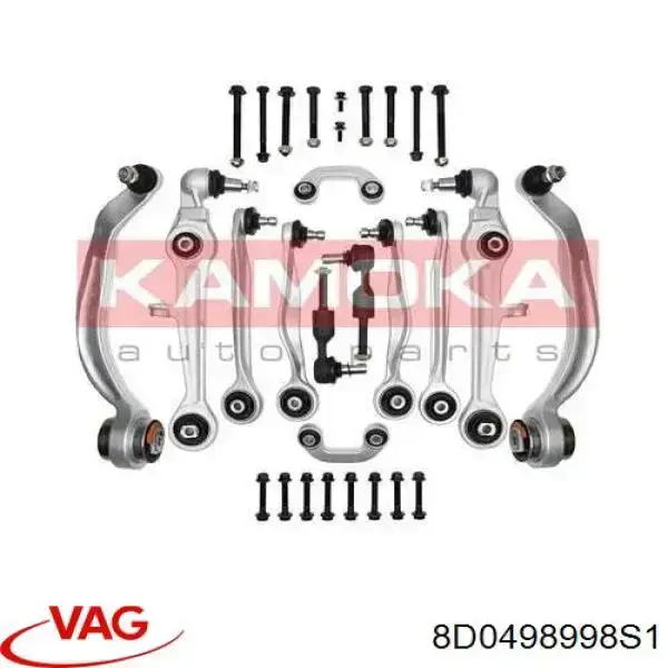8D0498998S1 VAG Kit de brazo de suspensión delantera