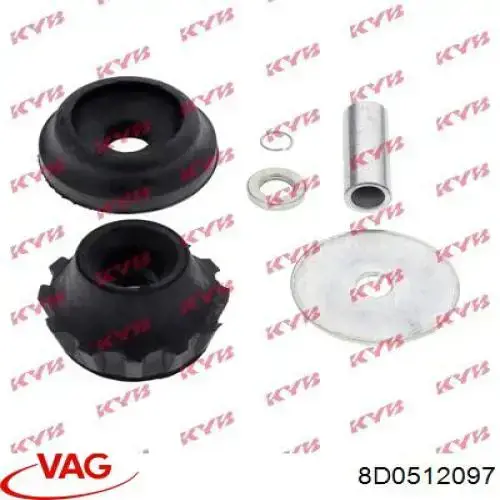 Cazoleta de amortiguador trasero VAG 8D0512097 precio, desde 5,82 EUR