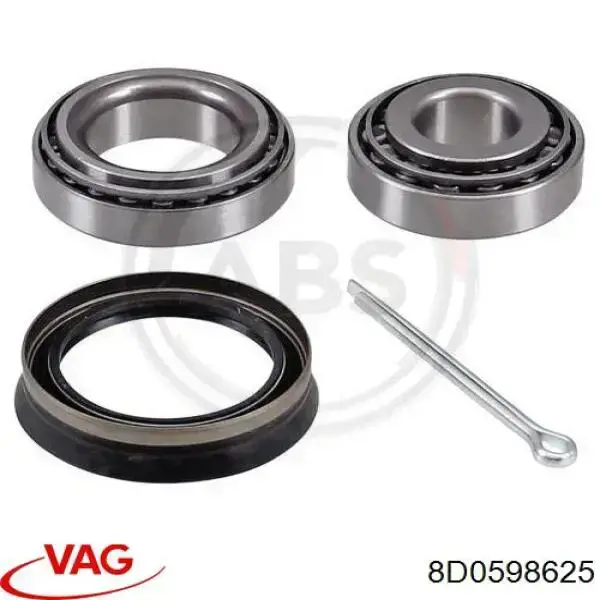 8D0598625 VAG cojinete de rueda trasero