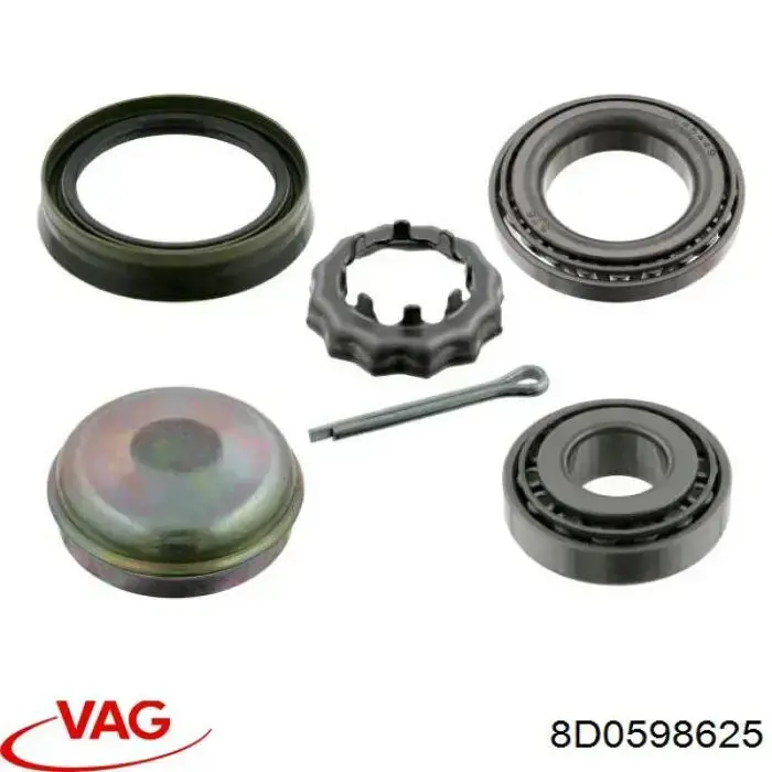 Cojinete de cubo delantero VAG 8D0598625 precio, desde 12,21 EUR