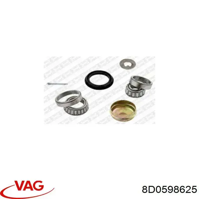 Cojinete de cubo delantero VAG 8D0598625 precio, desde 12,21 EUR
