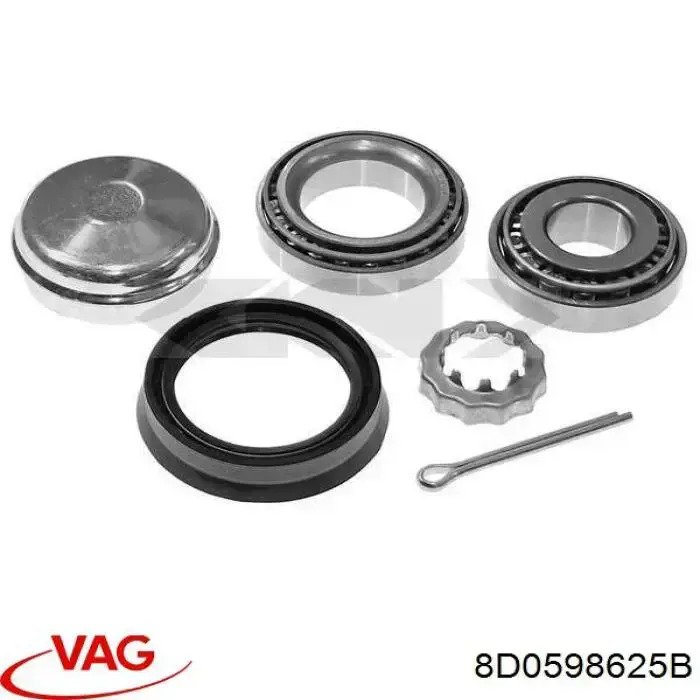 Cojinete de cubo delantero VAG 8D0598625B precio, desde 12,30 EUR