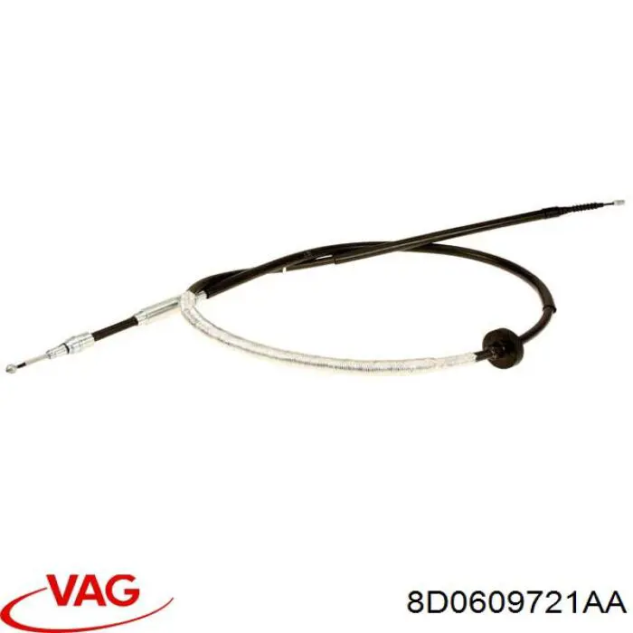 8D0609721AA VAG cable de freno de mano trasero derecho/izquierdo