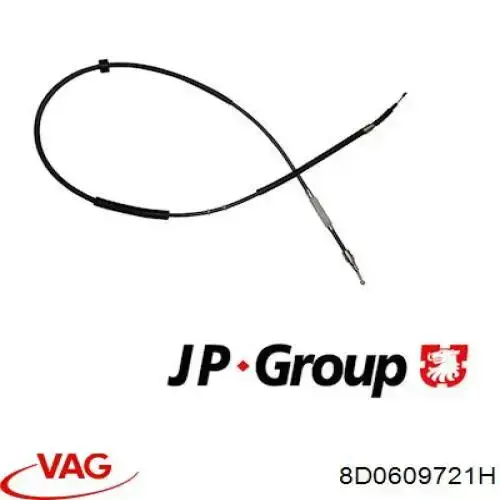 Cable de freno de mano trasero derecho/izquierdo VAG 8D0609721H precio, desde 20,57 EUR