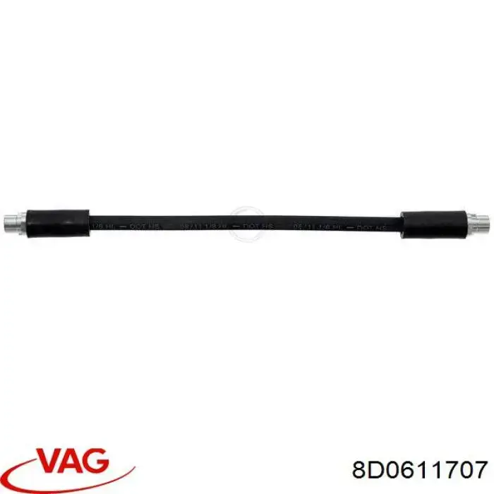 Tubo flexible de frenos delantero VAG 8D0611707
