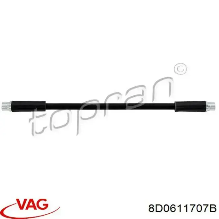Latiguillos de freno delantero VAG 8D0611707B precio, desde 8,32 EUR