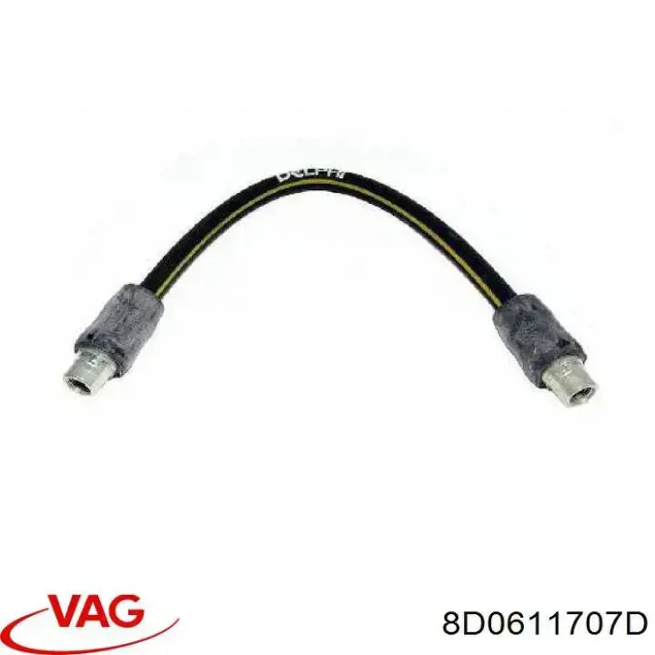 Latiguillos de freno delantero VAG 8D0611707D precio, desde 8,41 EUR
