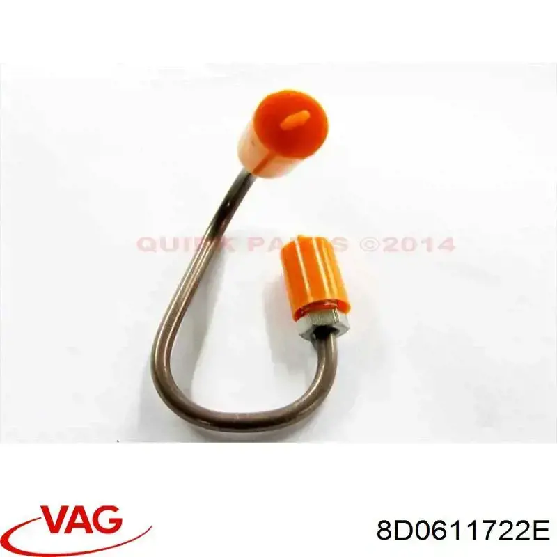 8D0611722E VAG tubo flexible de frenos delantero derecho