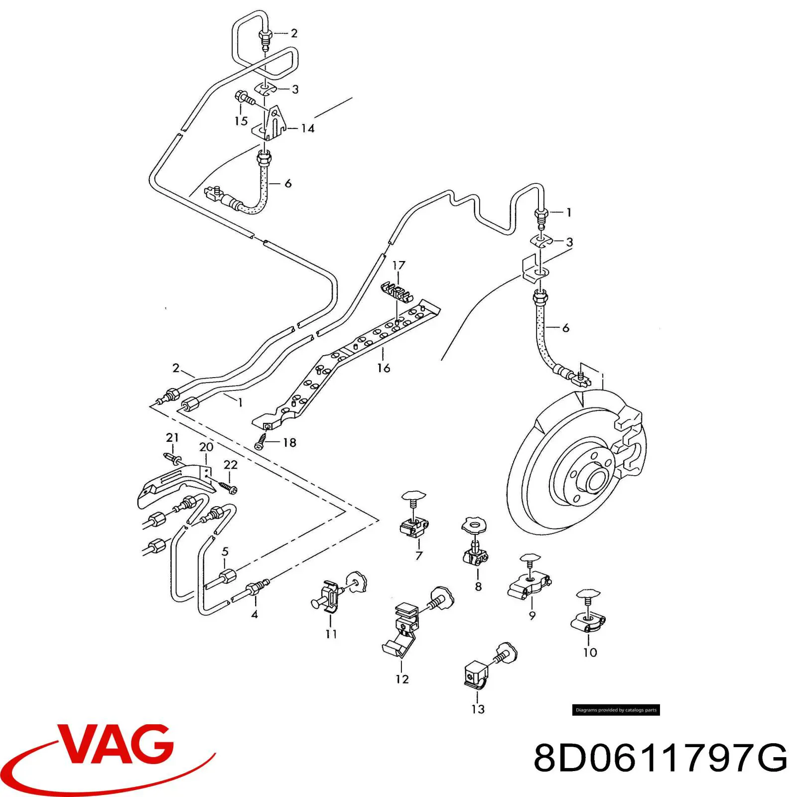 8D0611797G VAG 