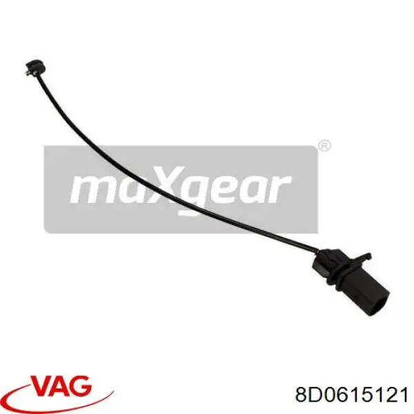 Sensor de desgaste de pastillas de freno delantero derecho Bosch 1987473595