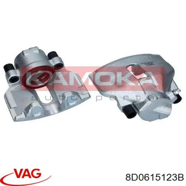Pinza de freno delantera izquierda 8D0615123B VAG
