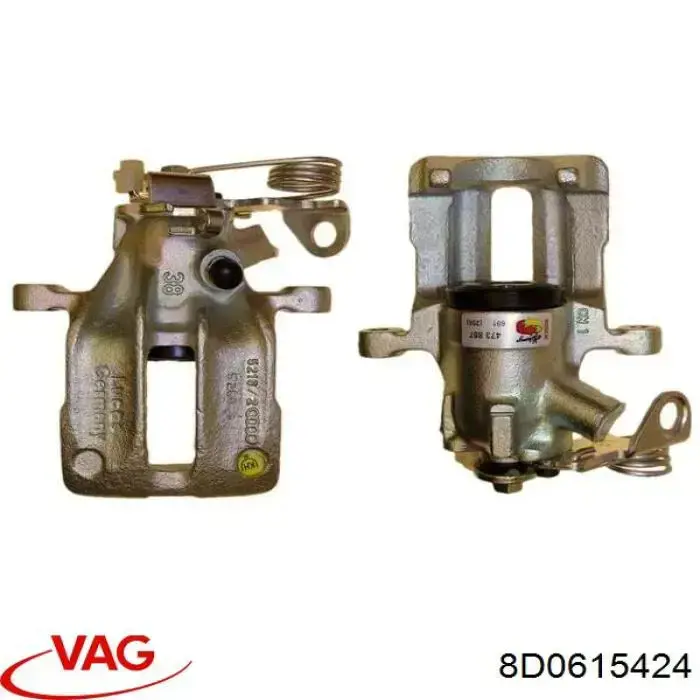 Comprar 8D0615424 VAG Pinza de freno trasera derecha