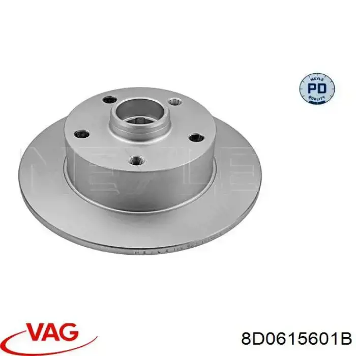 Disco de freno trasero VAG 8D0615601B precio, desde 32,28 EUR