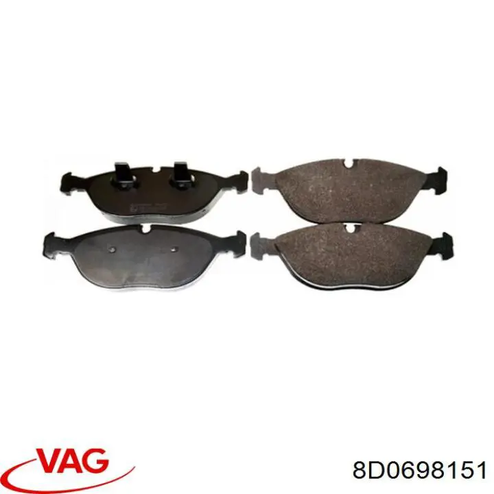 Pastillas de freno delanteras Seat Toledo 1 1L