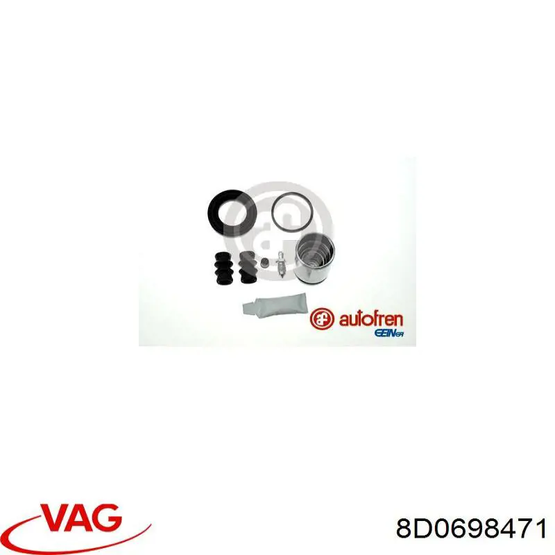 Kit de reparación de pinzas trasero Denckermann B200004