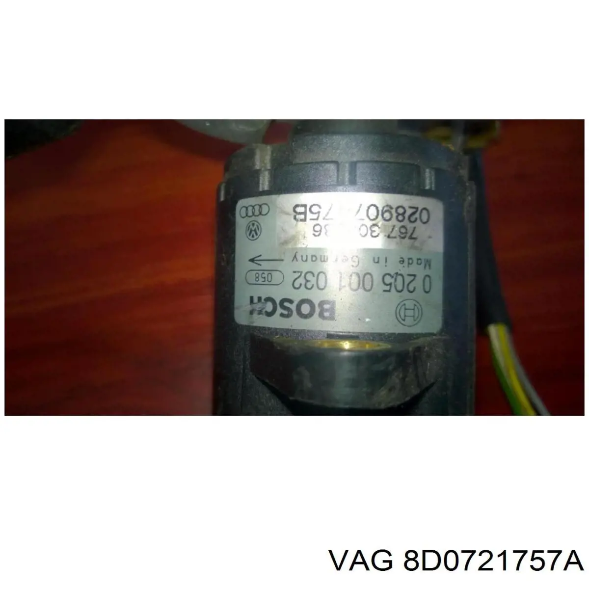 8D1721757C VAG silga de acelerador