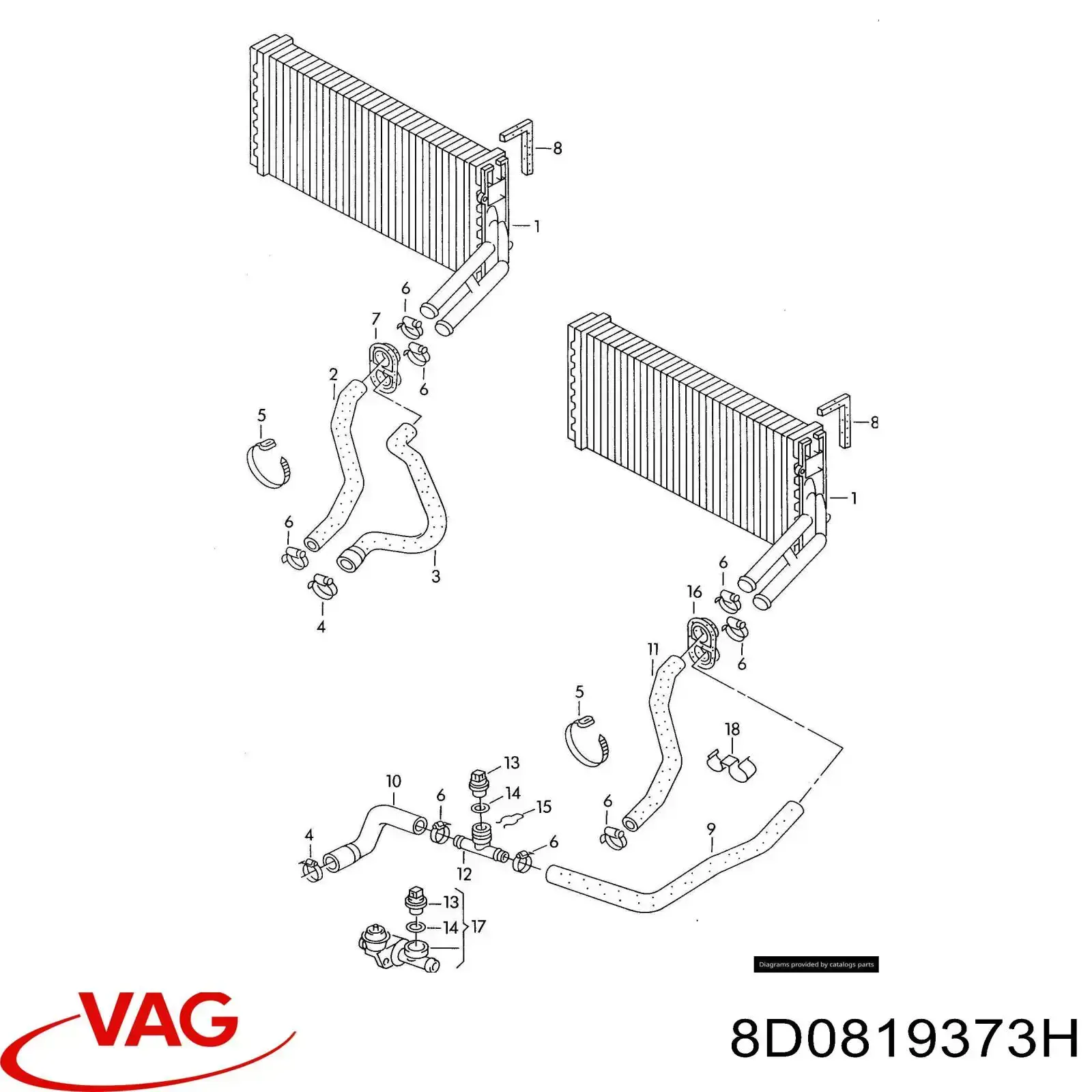  VAG 8D0819373H precio, desde  