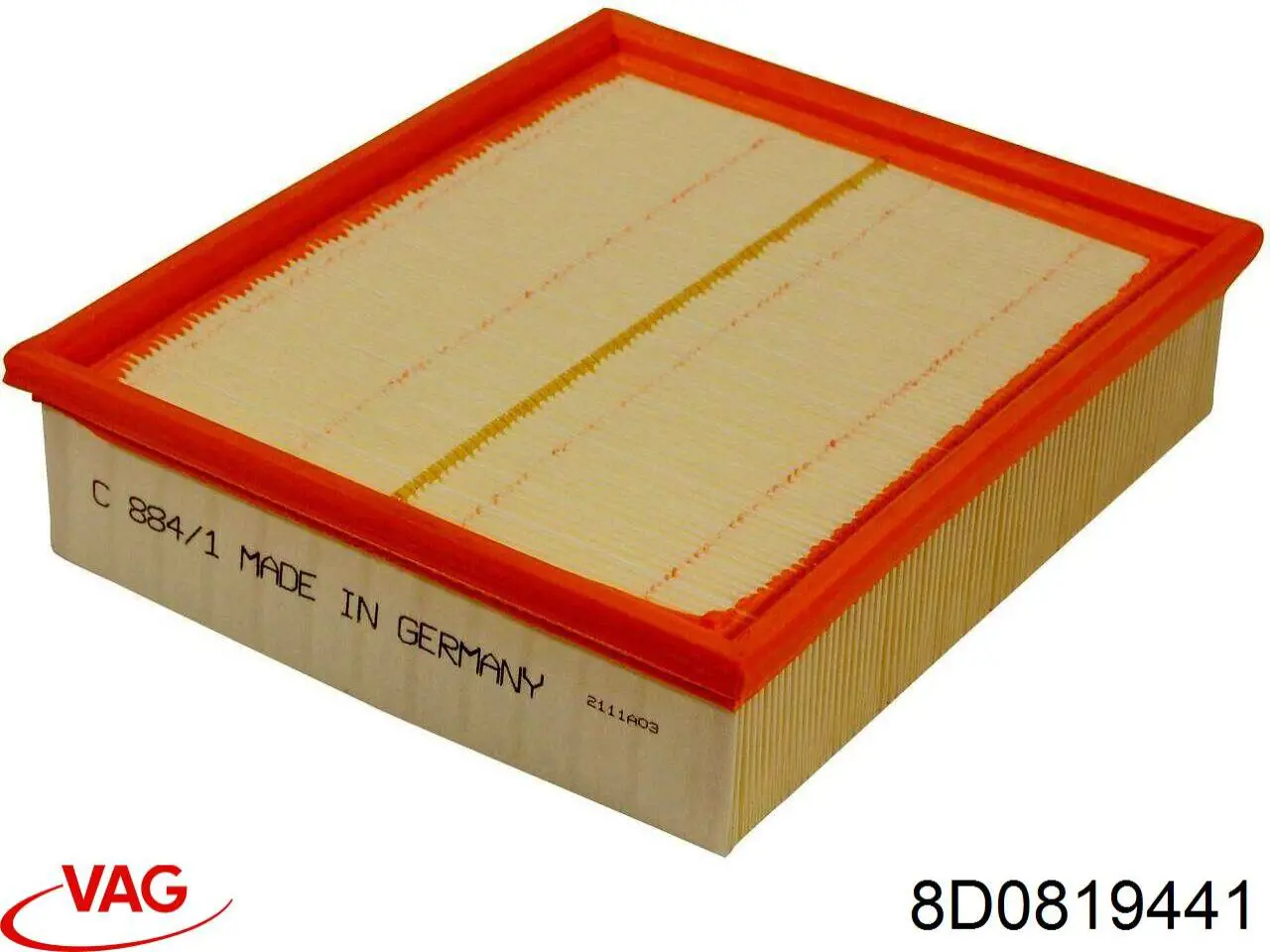Filtro de habitáculo 8D0819441 VAG