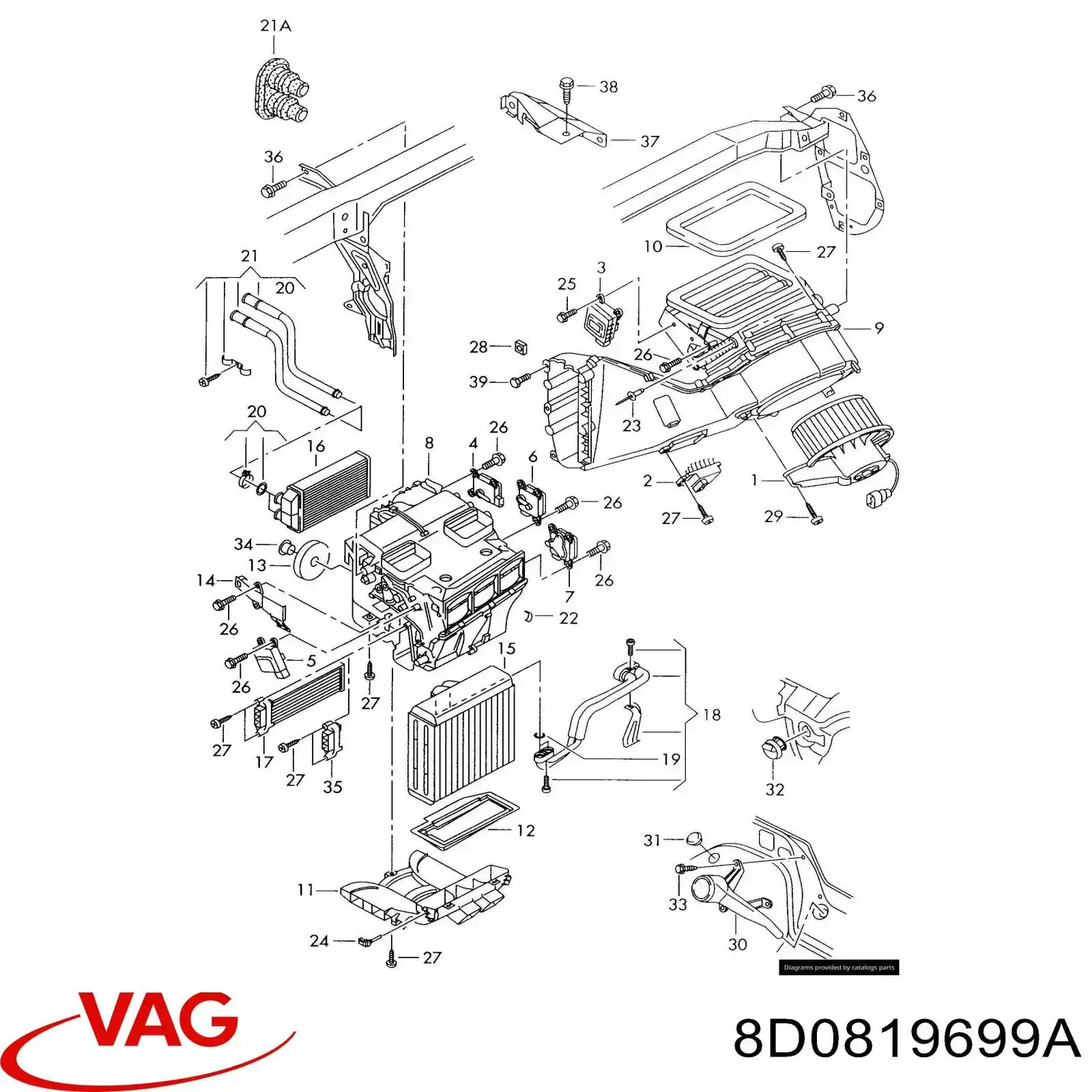  VAG 8D0819699A precio, desde  EUR